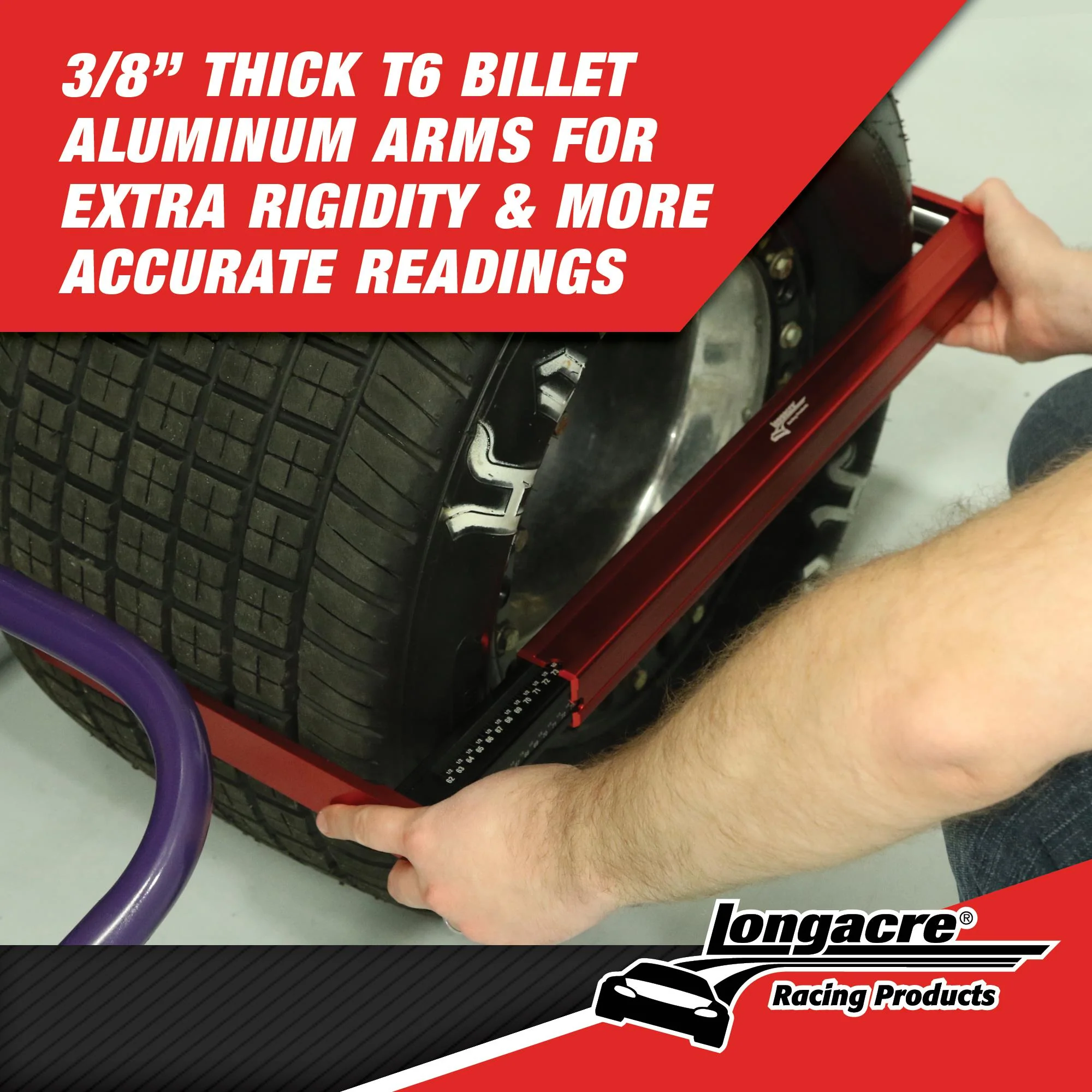 Billet Aluminum Stagger Gauge with Roller - Image 5