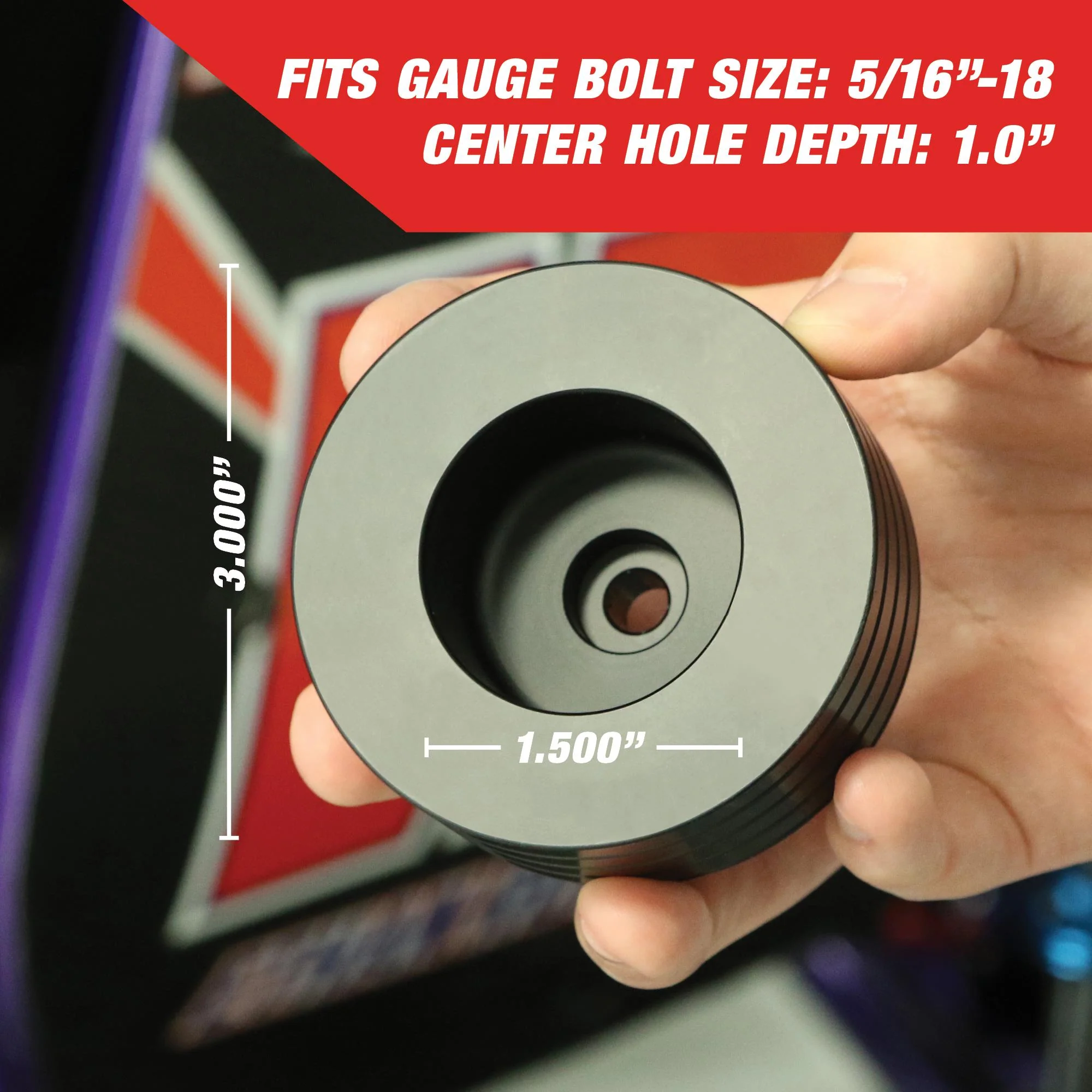 Billet Magnetic Caster Camber Gauge Adapter - Image 5