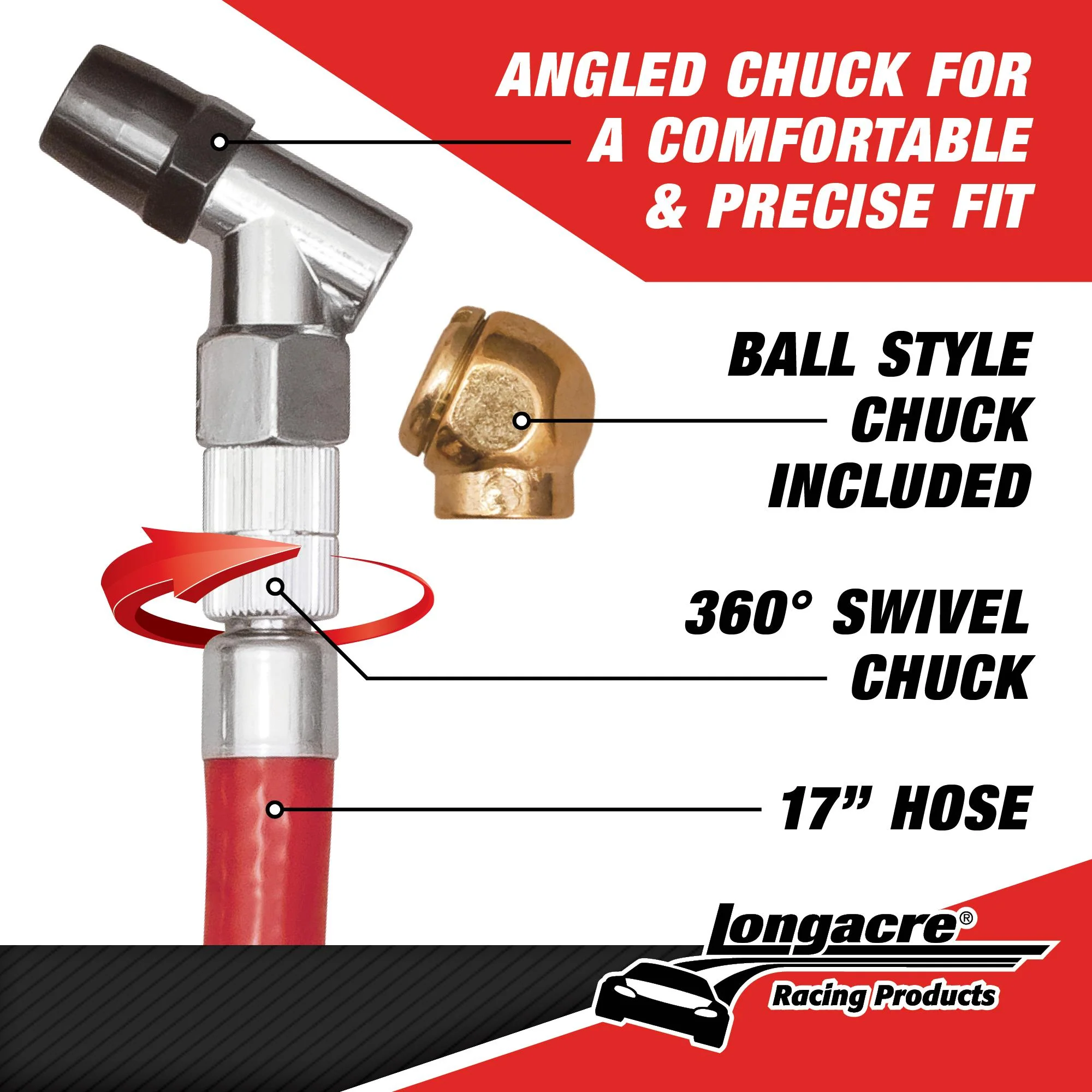 Deluxe 2½" Analog Tire Pressure Gauge - Image 5