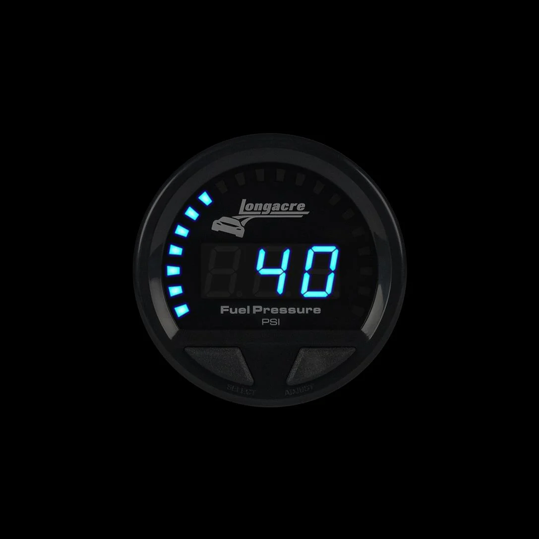 Digital Elite LED Waterproof Gauges, Fuel Pressure 0-120 psi, Sensor Included - Image 2