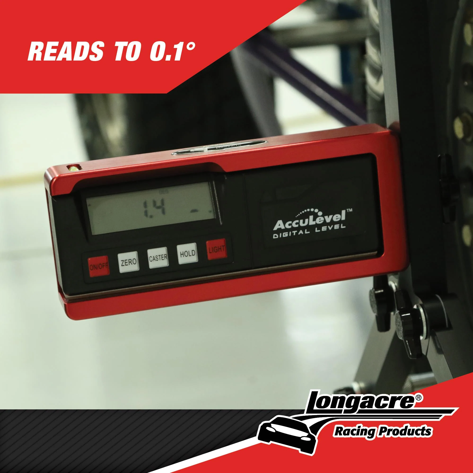 Digital C/C Gauge w AccuLevel™ and Quick Set™ Large Wheel Adapter - Image 4