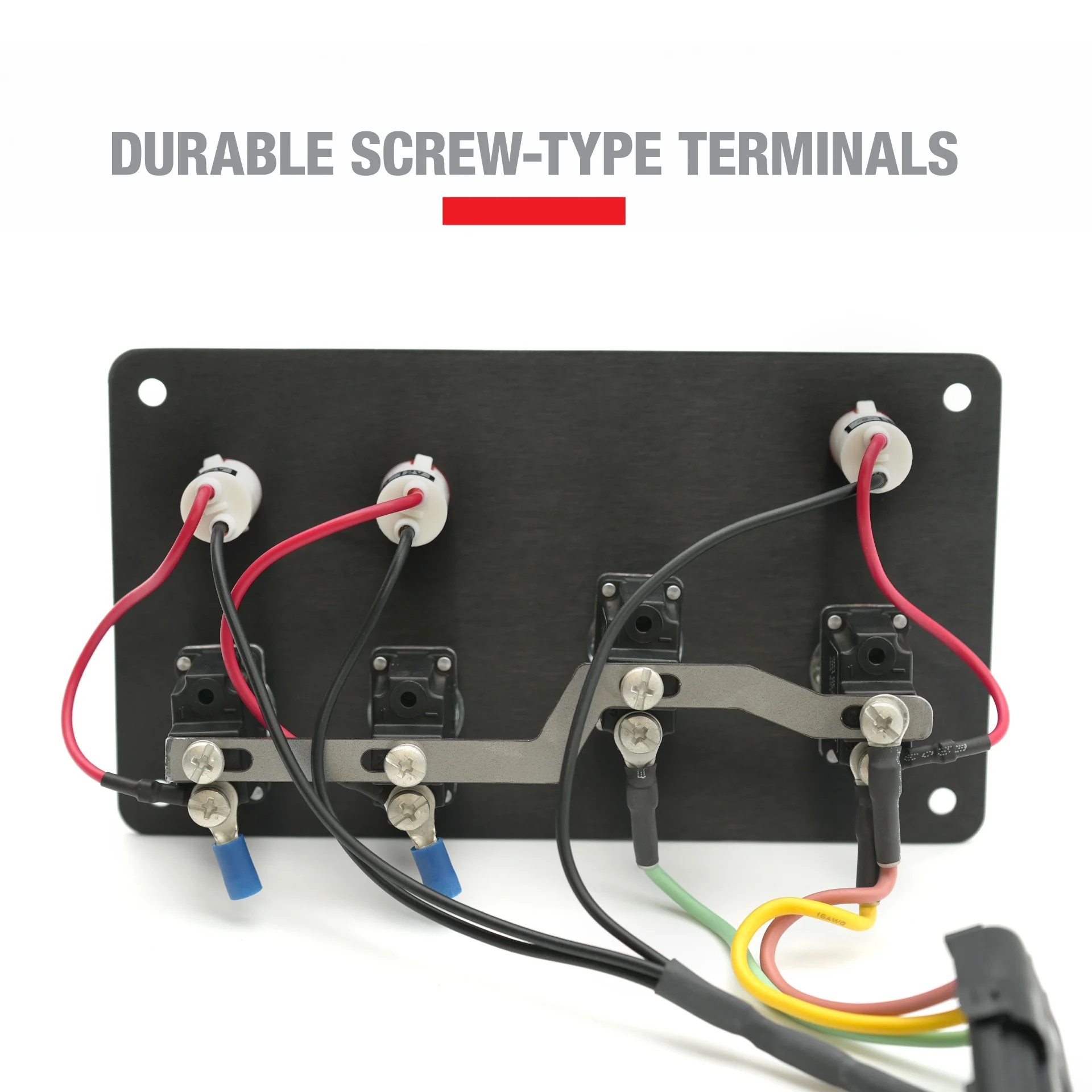 Elite Switch Panel - Starter/Ignition/2 ACC With Lights & Flip - Image 4
