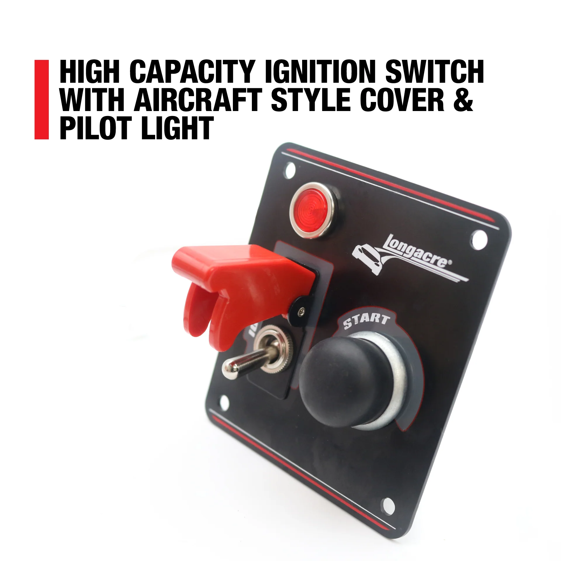 Flip-up Start / Ignition panel with pilot light - Image 4