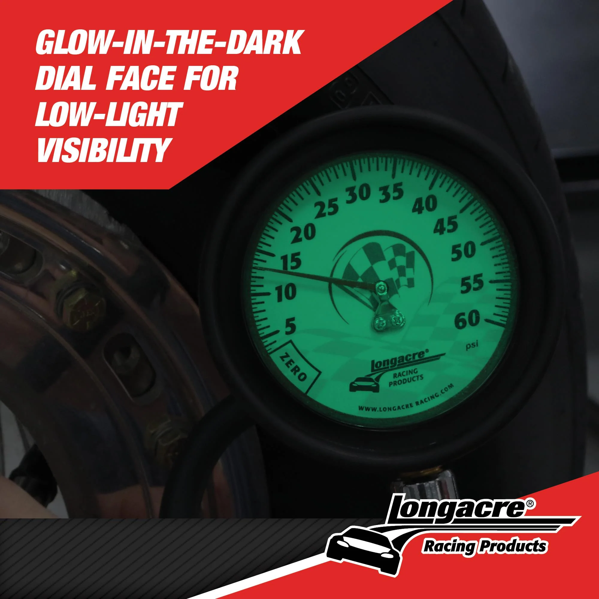 Magnum™ 3½" GID Quick Fill Tire Gauge 0-60 psi - Image 5