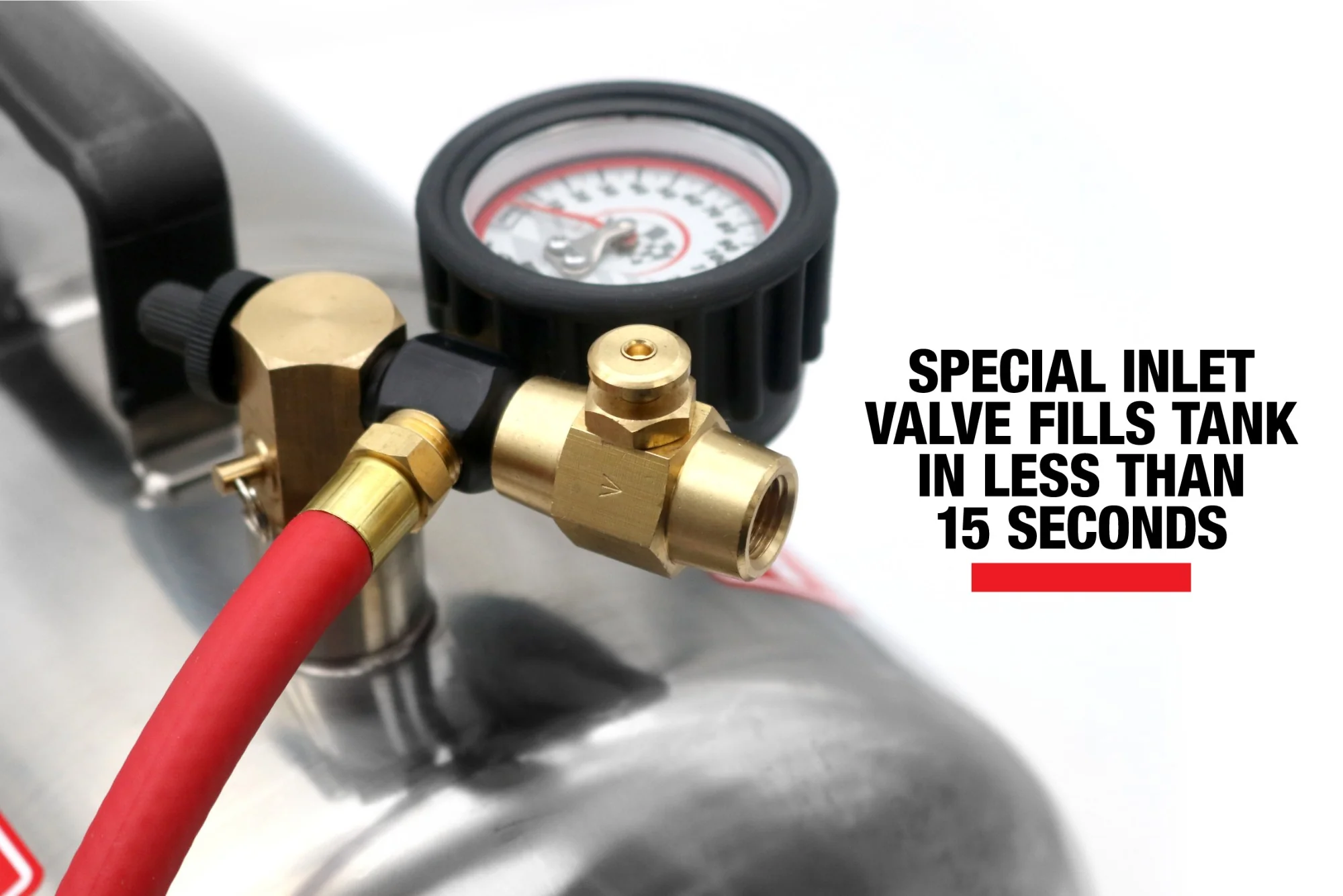 Quick Fill Tire Gauge and Tank 0-60 psi - Image 3
