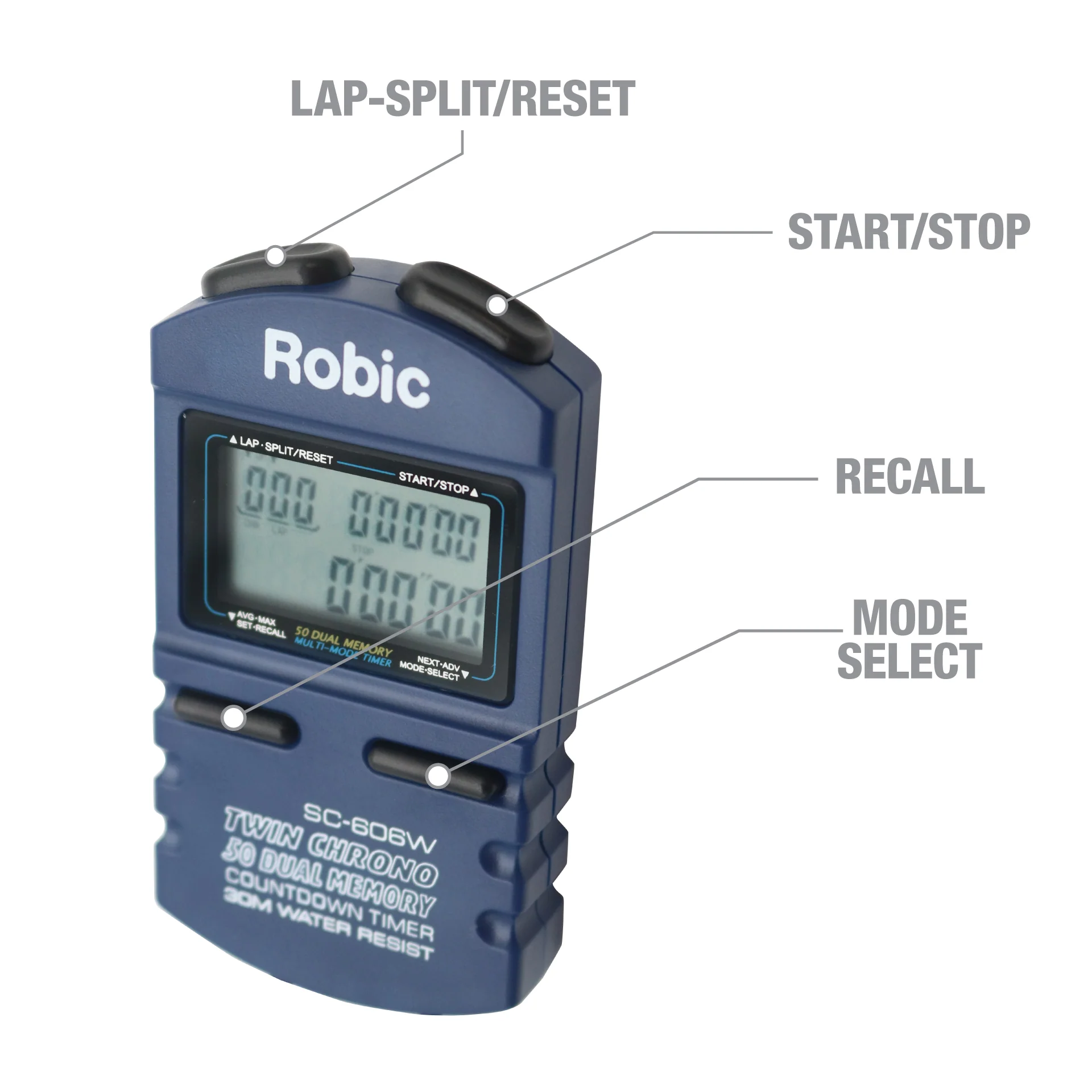 Robic™ SC 606W Stopwatch - Image 3