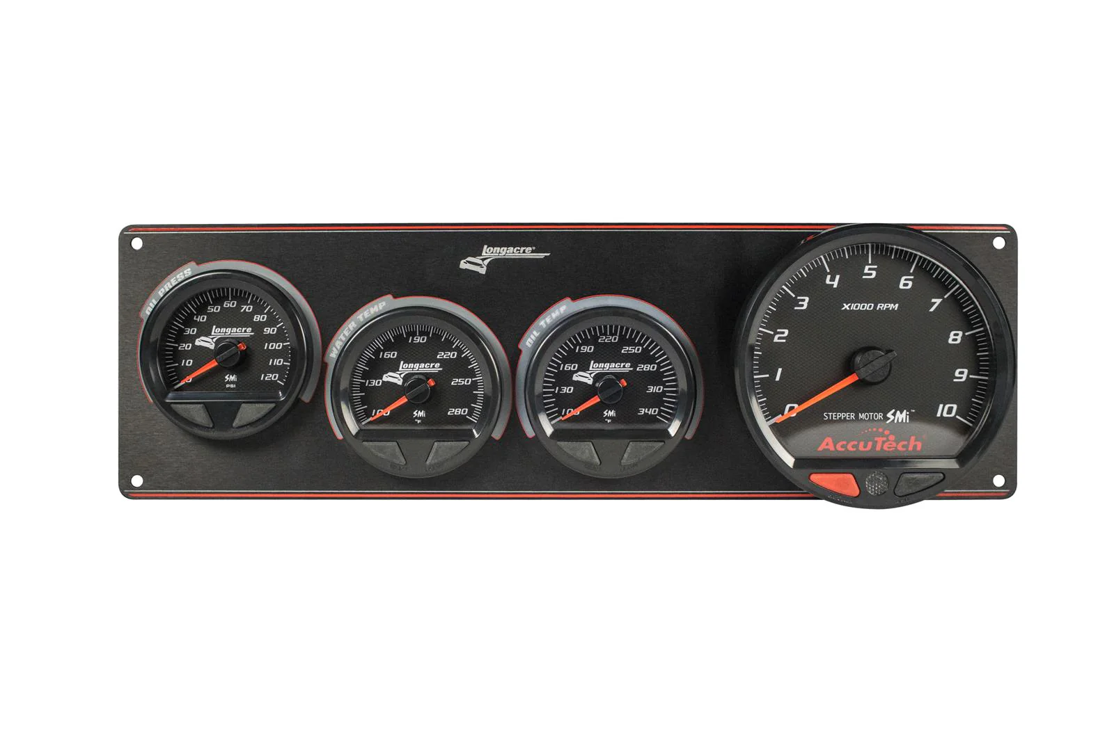 SMi™ Elite Waterproof Gauge Panel, 3 Gauge Oil Pressure/Water Temperature/Oil Temperature/Tach - Image 3