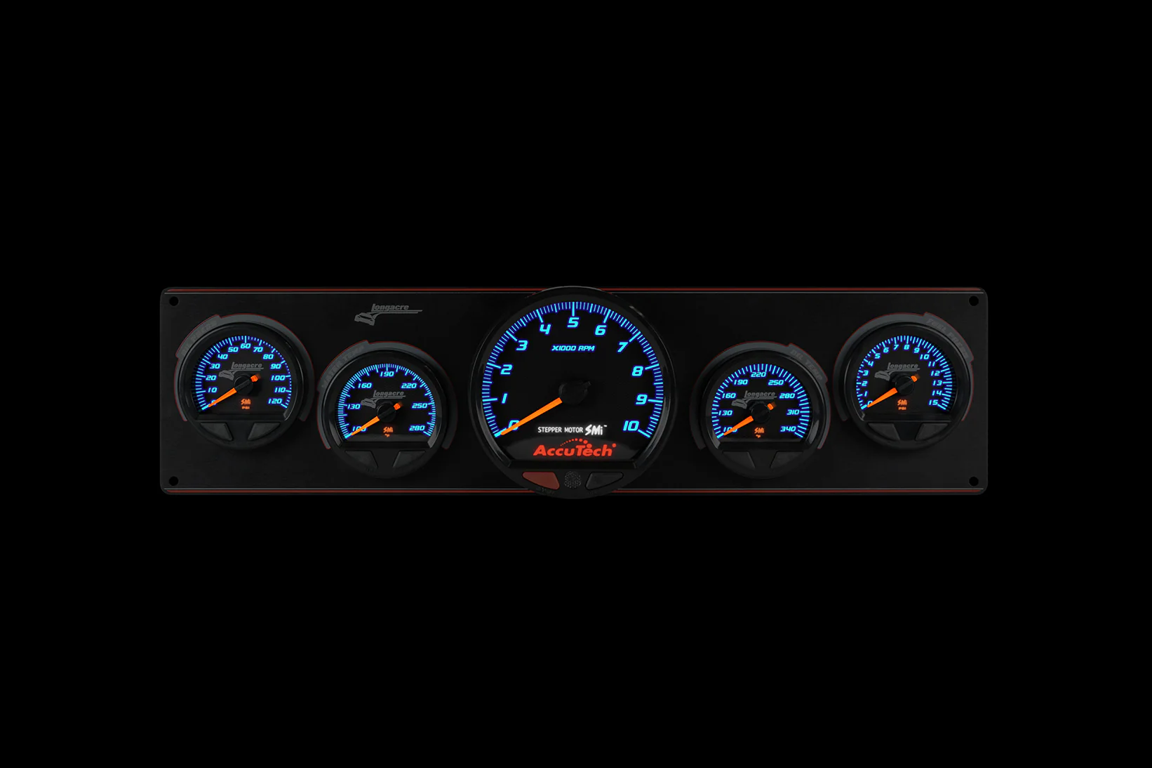 SMi™ Elite Waterproof Gauge Panel, 4 Gauge Oil Pressure/Water Temperature/Oil Temperature/Fuel Pressure/Tach - Image 2