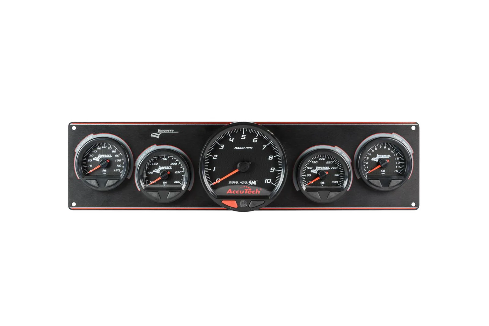 SMi™ Elite Waterproof Gauge Panel, 4 Gauge Oil Pressure/Water Temperature/Oil Temperature/Fuel Pressure/Tach - Image 3