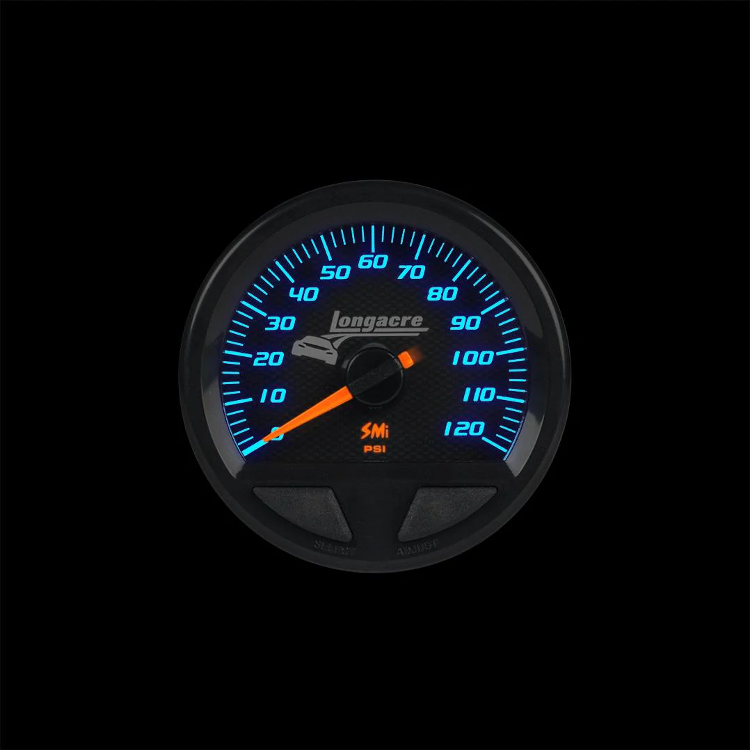 SMi™ Elite Waterproof Gauges, Fuel Pressure 0-120 psi, Sensor Included - Image 2