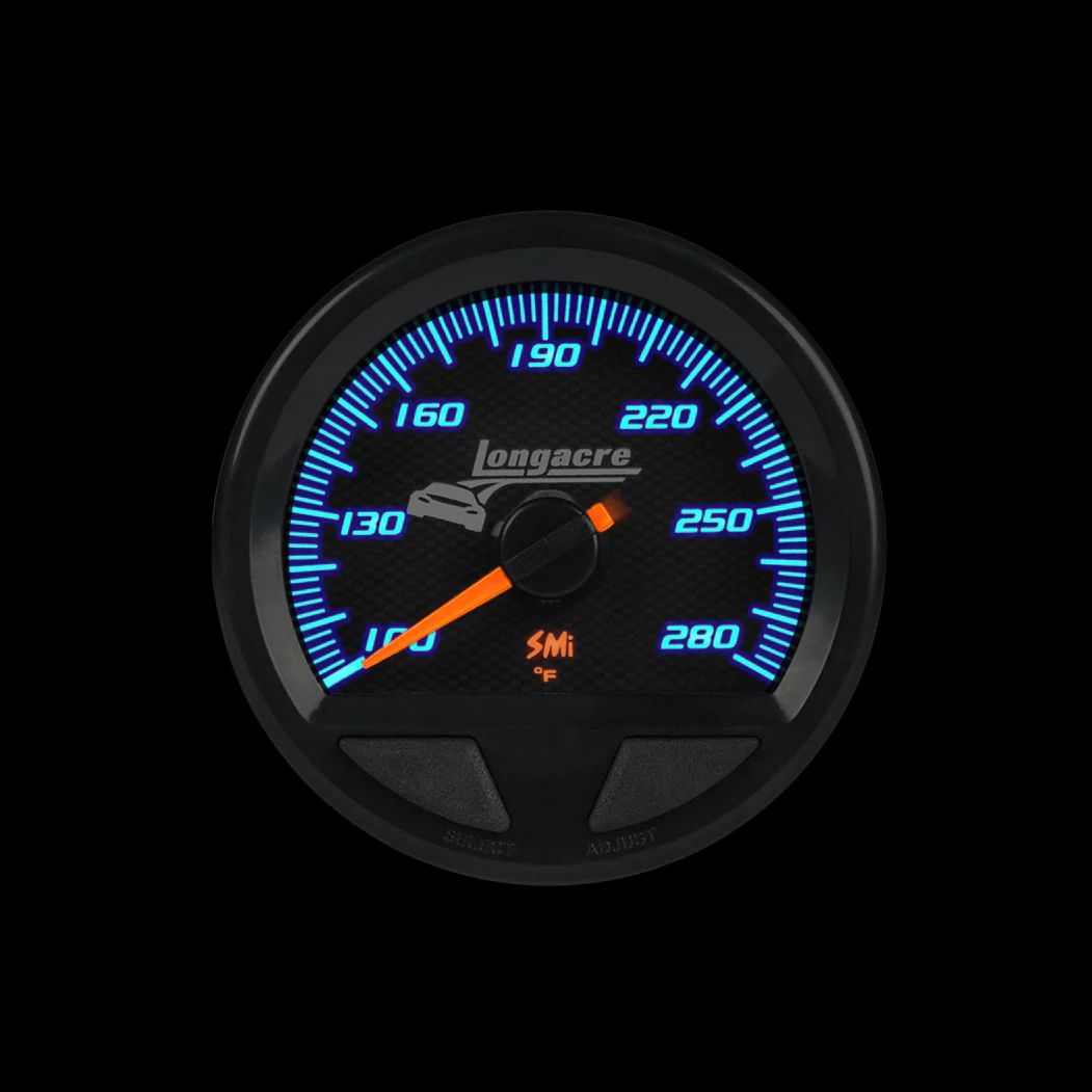 SMi™ Elite Waterproof Gauges, Water Temperature/Oil Temperature 100-280, Sensor Included - Image 2