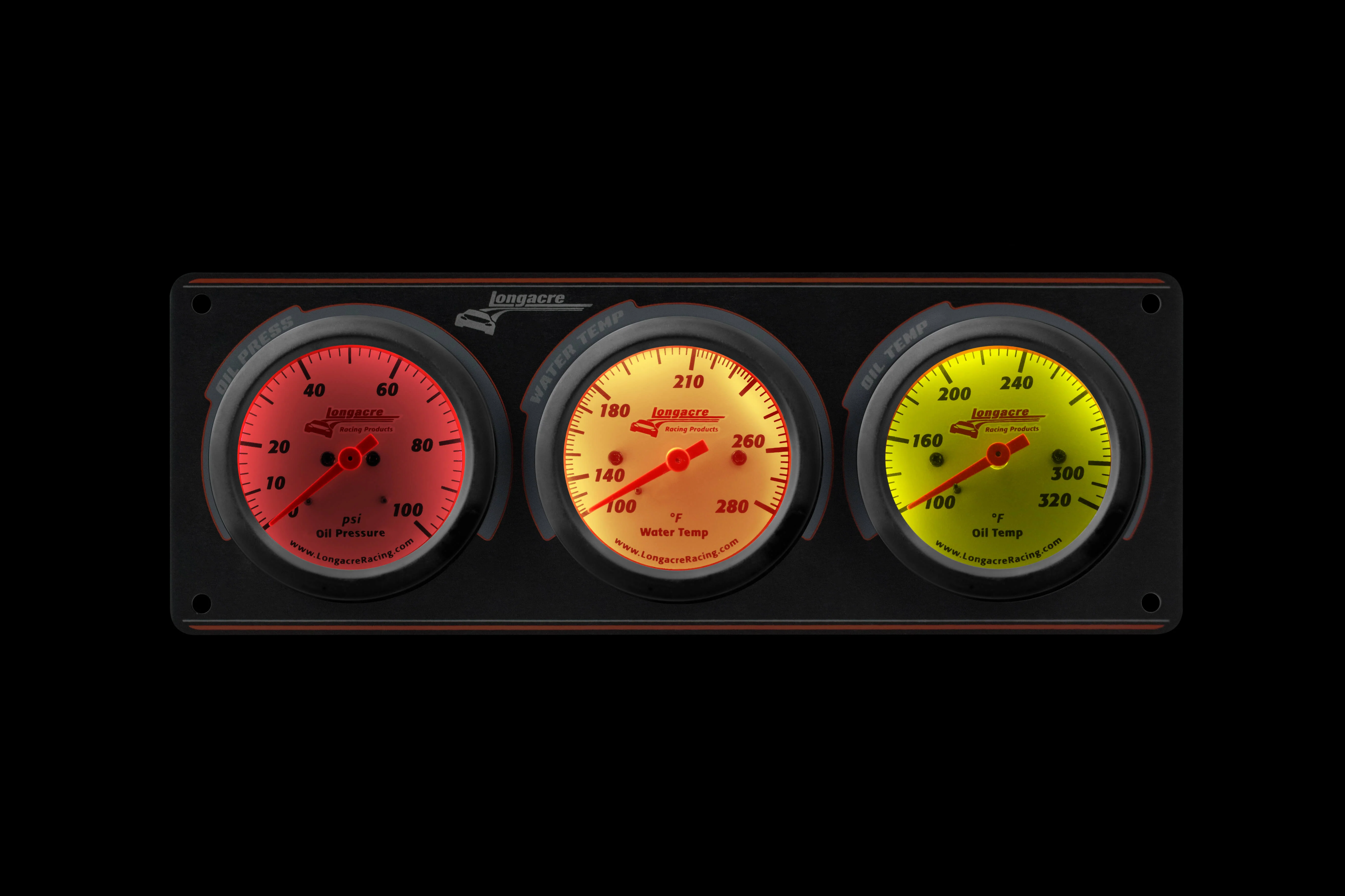 Sportsman™ Elite 3 Gauge Panel Oil Pressure, Water Temperature, Oil Temperature - Image 3