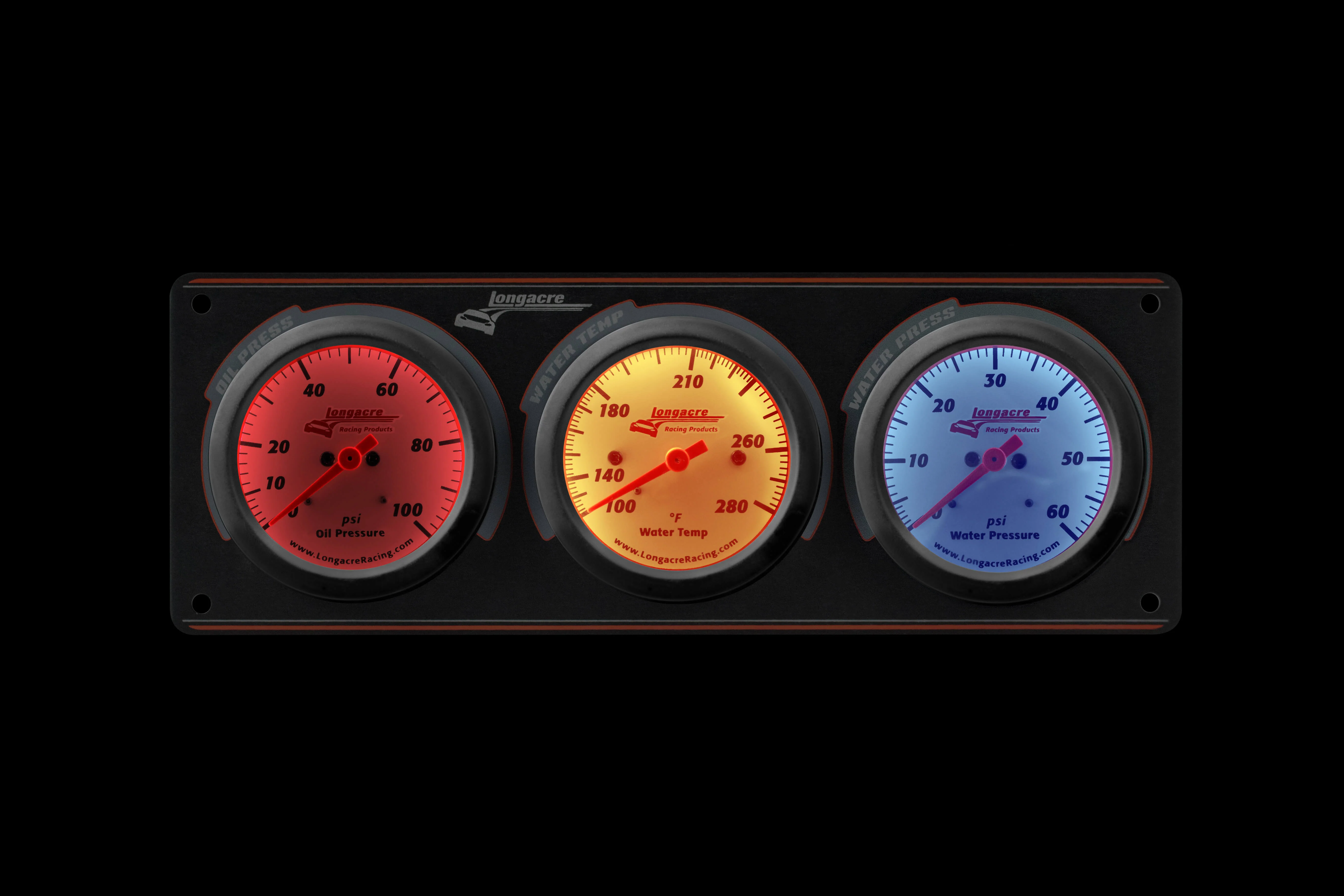 Sportsman™ Elite 3 Gauge Panel Oil Pressure, Water Temperature, Water Pressure - Image 3