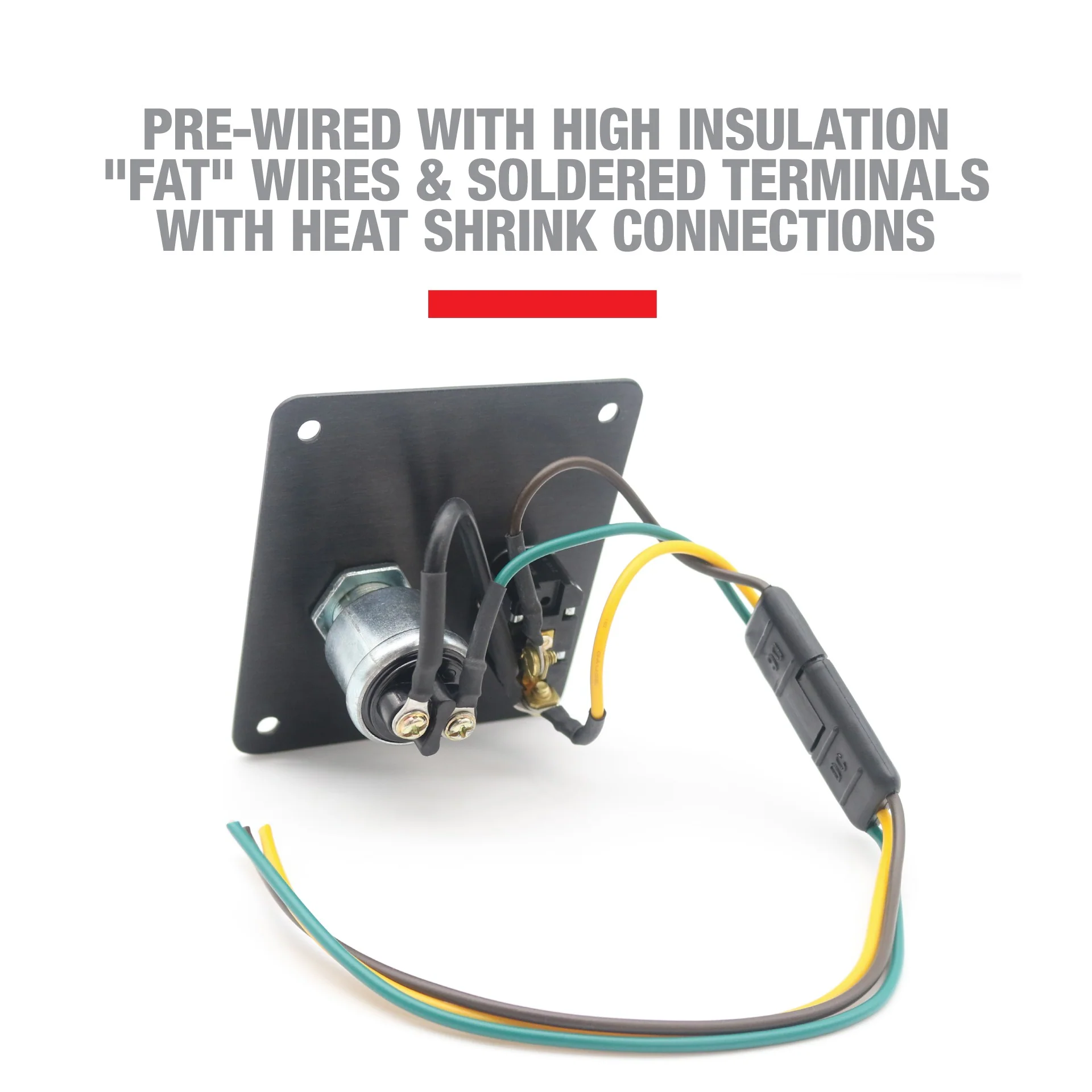 Start / Ignition panel with WP Switch Covers - Image 2
