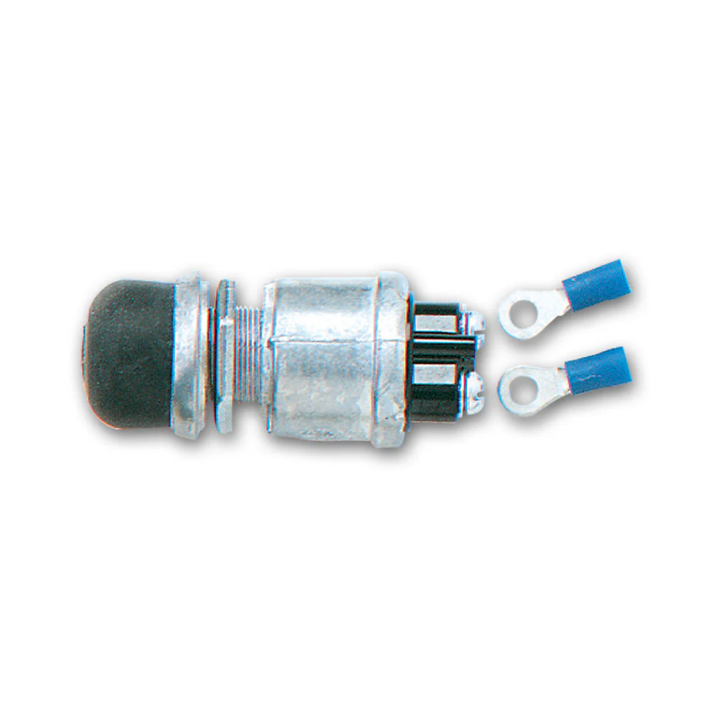 Starter button w/ weatherproof cover and 2 terminals