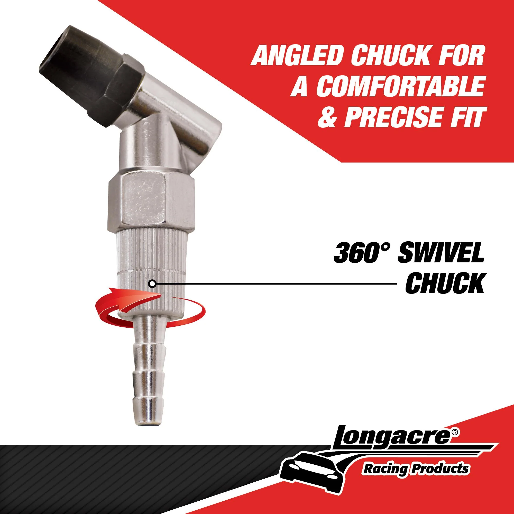 Swiveling Angle Tire Gauge Chuck - Image 3